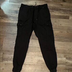 Evolution Men's Black Cargo Pants